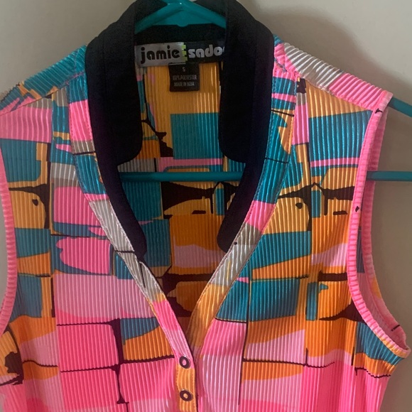 Colorful Sleeveless Tops, Jamie Sadock, S - Picture 3 of 6